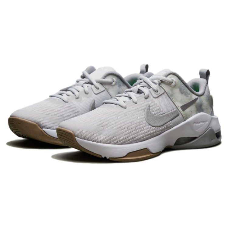 Nike Zoom Bella 6 Malla Punta Redonda Cordones Antideslizante Duradero Ligero Zapatillas de Entrenamiento de Caña Baja Mujer zapatilla Gris Plata DV9017-001