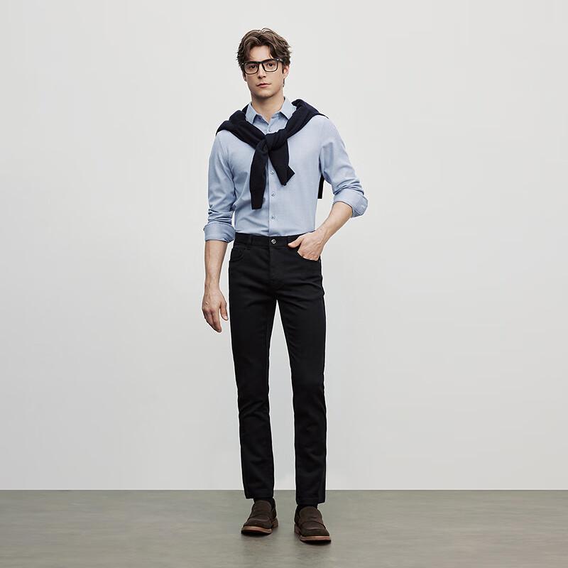 EMZ Men's Fall Warm Structured Long-Sleeve Shirt 9D7500206