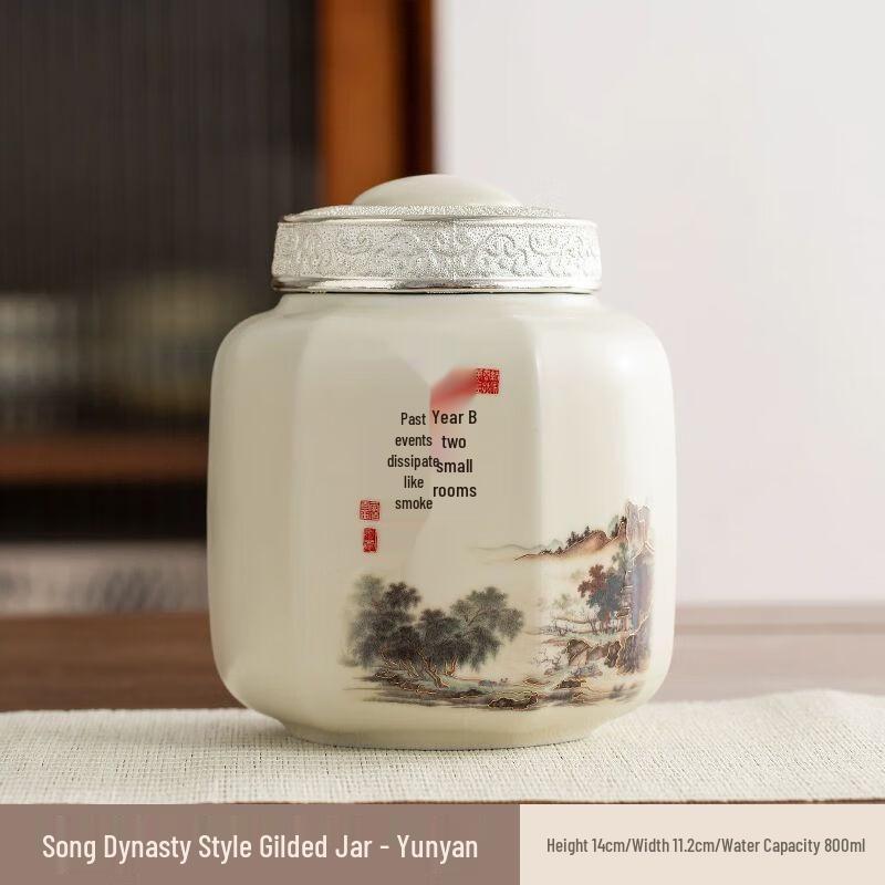 

Retro Ceramic Tea Canister