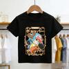 2026 Anime Mens Cotton Top Boy Summer Short Sleeve Childrens  Cartoon Print Tshirt  Kids Clothes