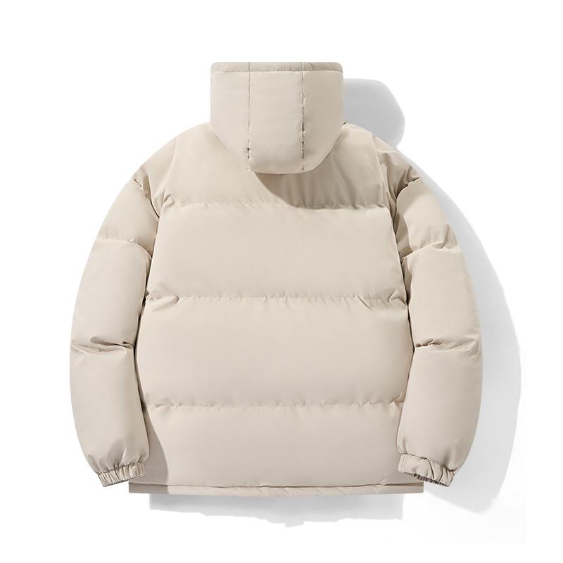 Autumn & Winter Trendy Korean Style Hooded Cotton Jacket for Couples - Thick, Warm, and Stylish
