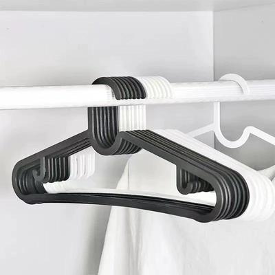 Multifunctional Plastic Clothes Hanger for Wardrobe and Balcony: Wet & Dry Use, No Trace Design