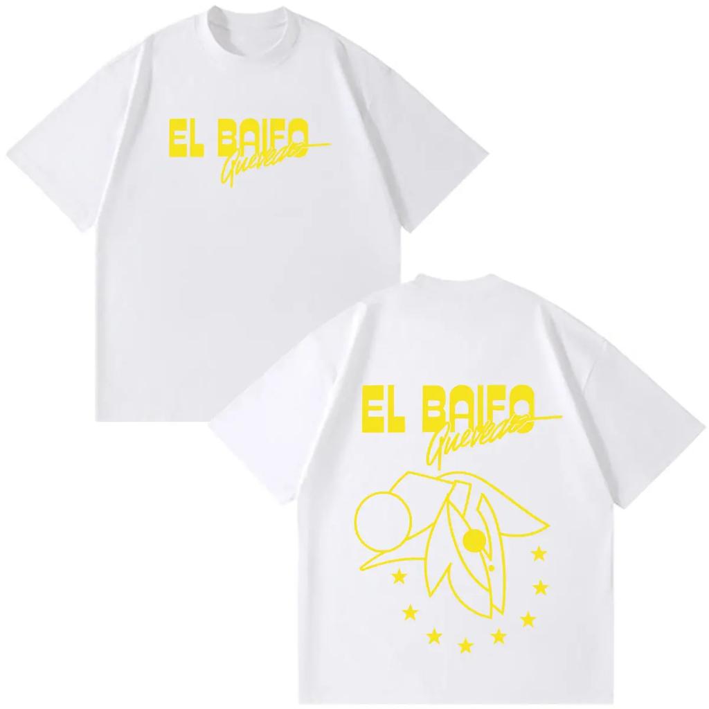 2026 Summer QUEVEDO EL BAIFO Album Tour Print T Shirt Unisex Unisex Fashion Tshirt Shortsleeved Cotton Casual Aesthetics Tshirts