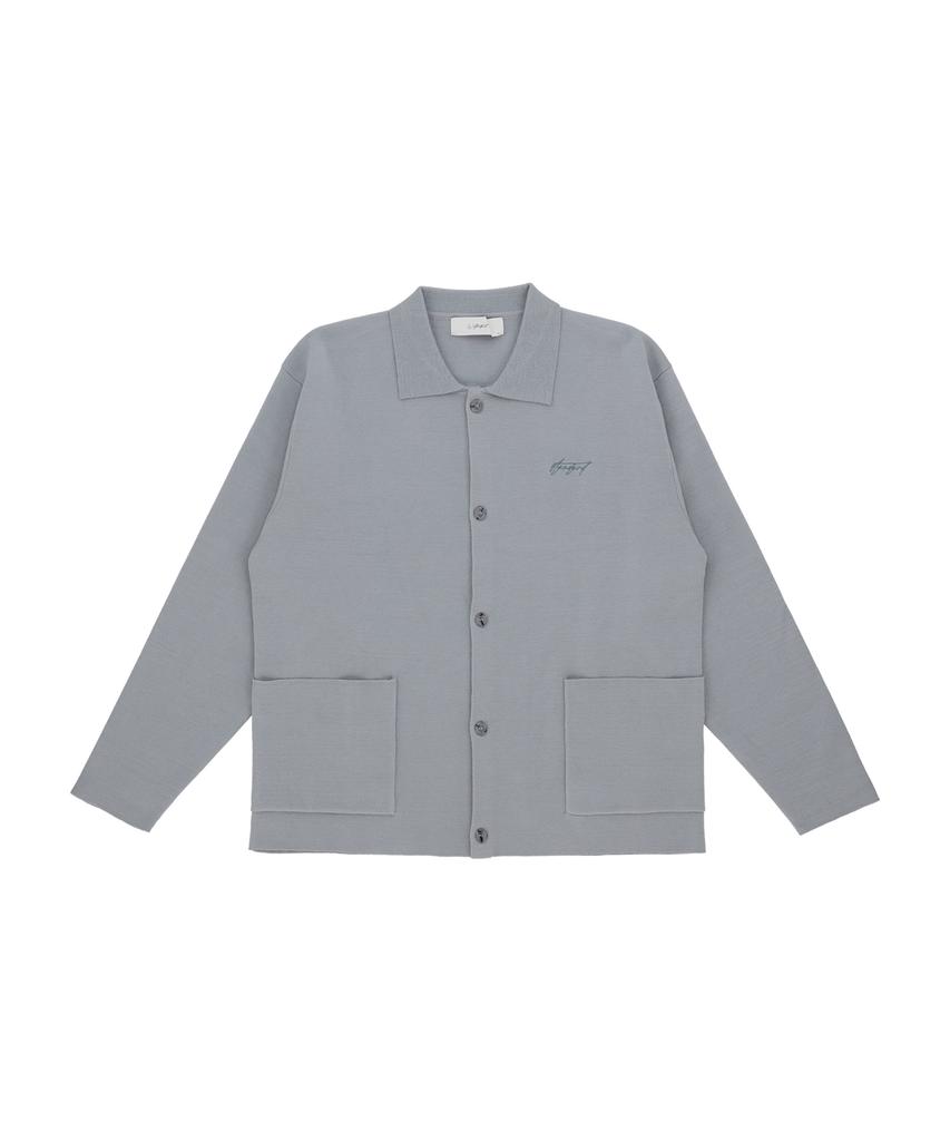 W Standard Collared Cardigan [3 Colors]