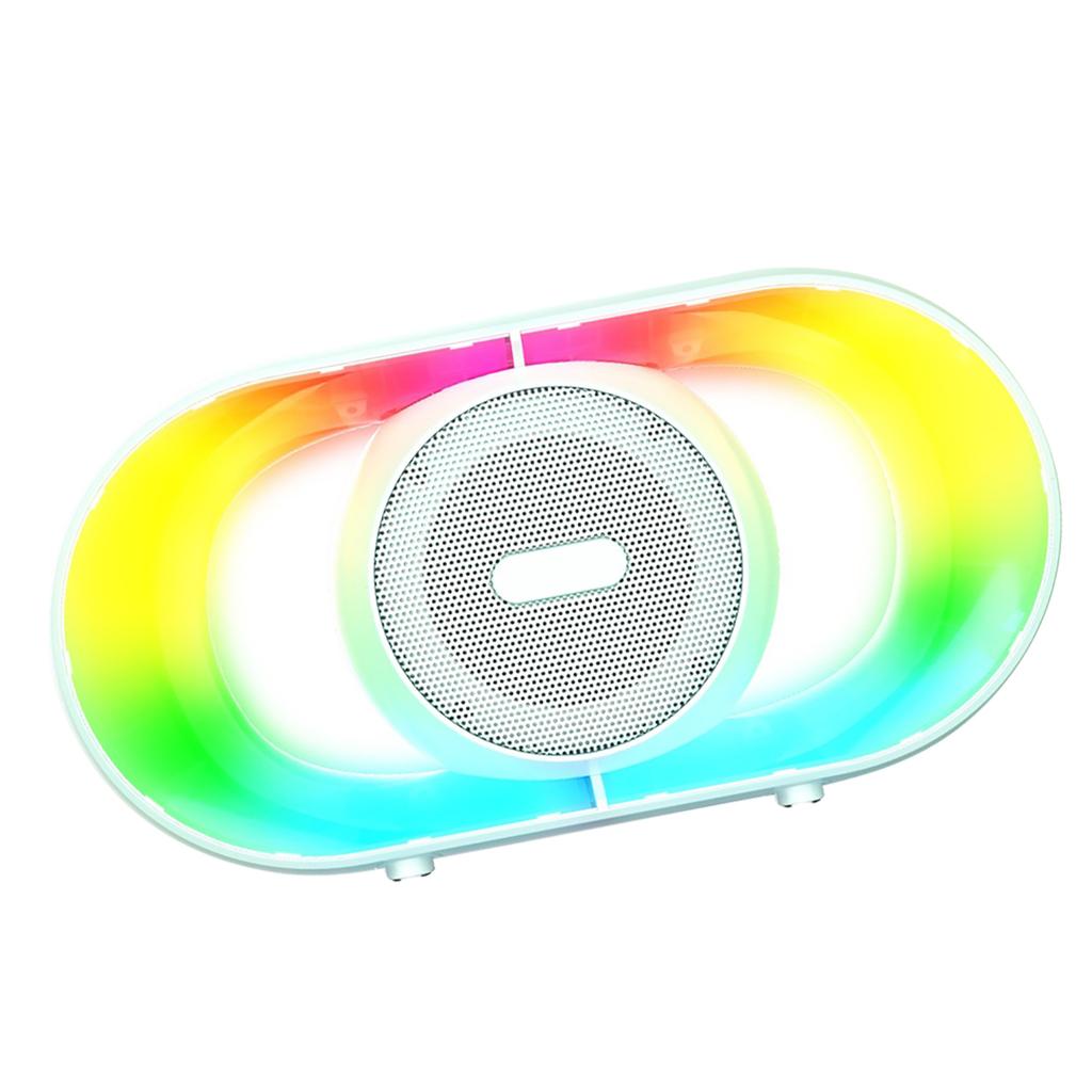 Speaker With Dynamic Lighting 15 Hour Play time Small Portable Design 360 Soundstage ABS for Home Entertainment
