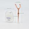 Edelstahl Zahnstocher Zahnseide Wiederverwendbar Für Y-förmigen Flossing-Halter Set Tragbar Umweltfreundliche Zahnreinigungswerkzeuge