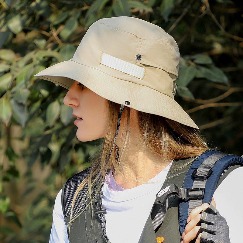 Unisex Sonnenhut für Männer Frauen Breitkrempiger Fischerhut Kappe zum Wandern Camping Angeln Safari Bergsteigen Auch geeignet für Reisen & Strandurlaub