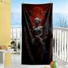 Gothic Style Beach Towel Quick-Dry Soft Microfiber Comfortable Lightweight
