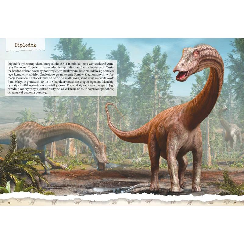 Dinozaury I Zwierzęta Prehistoryczne Książka Encyklopedia Twarda Oprawa