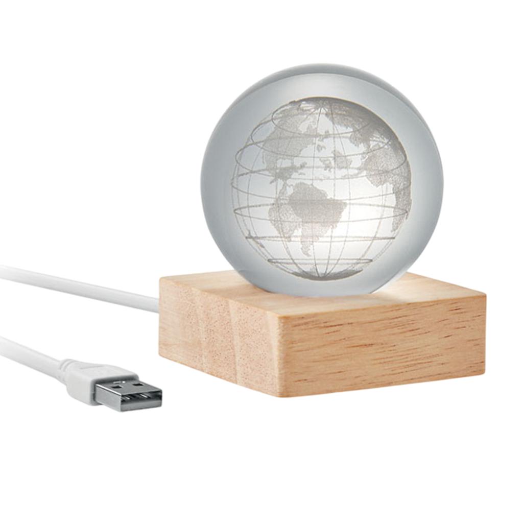 MidOcean Globe Glass Desk Lamp