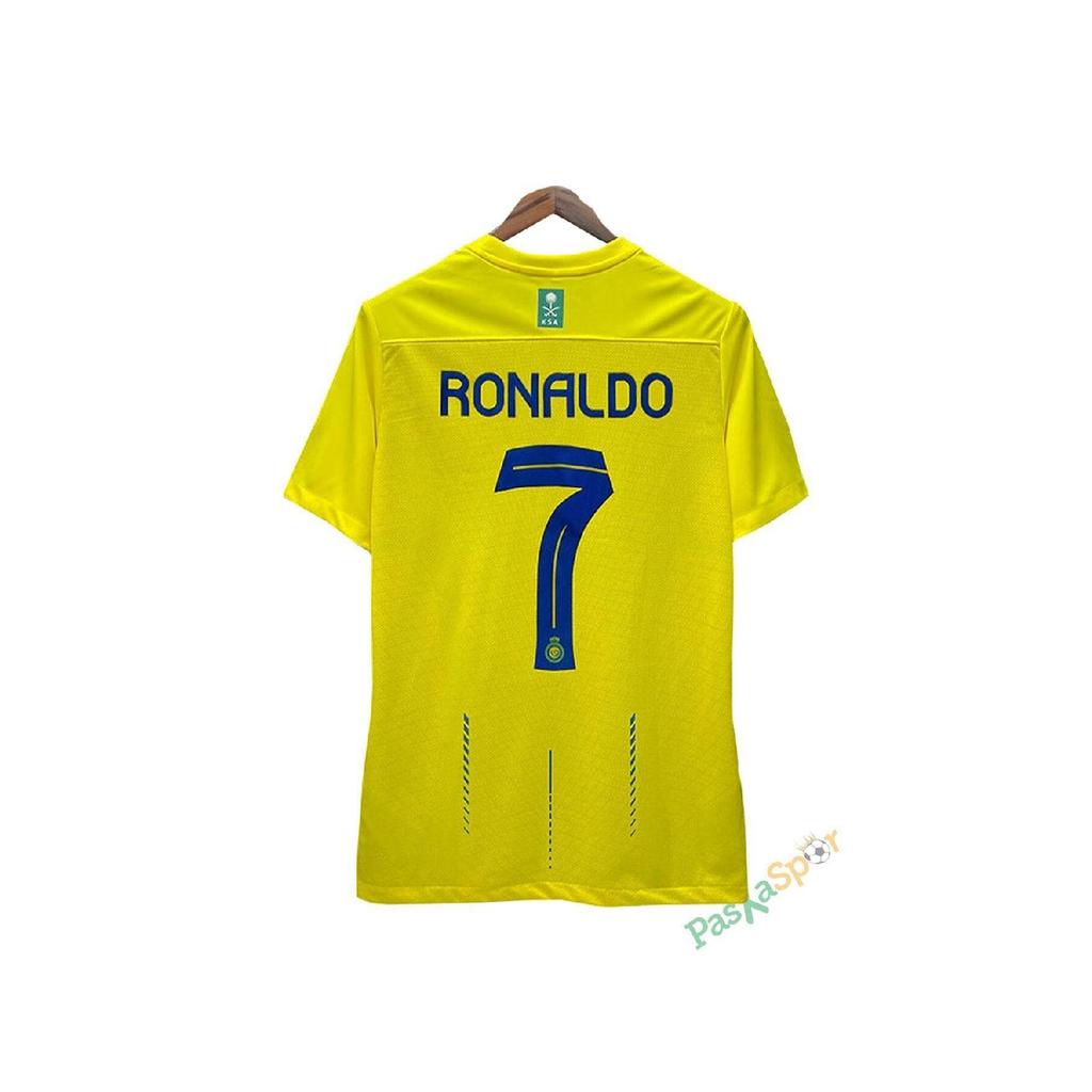 Professional Imported Quality New Season Al Nassr Ronaldo 2023-2024 Season Home Professional Match Jersey