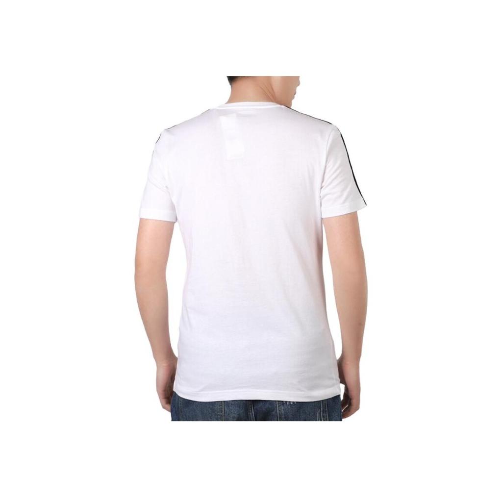 Adidas Animal Print Alphabet Breathable Casual Sports Short Sleeve T-Shirt Men Tops White GK1551