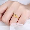 Shaped Artistic Star Ring Trendy Womens Brass Jewelry Elegant Gift Packaging