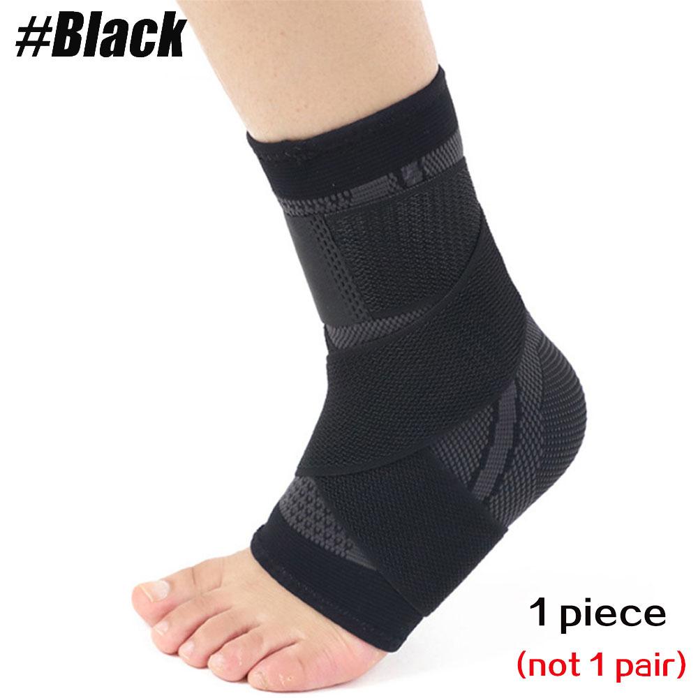 

1PCS Protective Football Ankle Support Basketball Ankle Brace Compression Nylon Strap Belt Ankle Protector Gym Fitness Accessory St Practical Use M