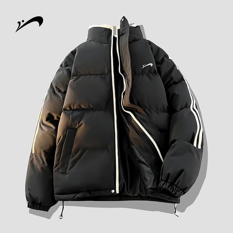 Guireniao Unisex Stand-Collar Thickened Padded Winter Jacket