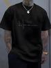 Mens Fashion Trend Round Neck Tshirt Versatile Short Sleeved Shirt Made of Pure Cotton Comfortable and Meticulously Crafted