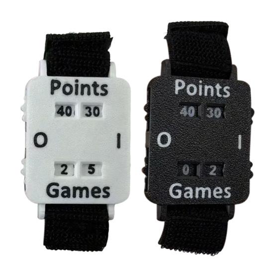 Handgelenk-Punktezähler Manuelle Zifferblattanzeige Anzeigetafel mit Armband Tragbarer Punktezähler Zählt Punkte für Pickleball Tennis Schläger Und Padel