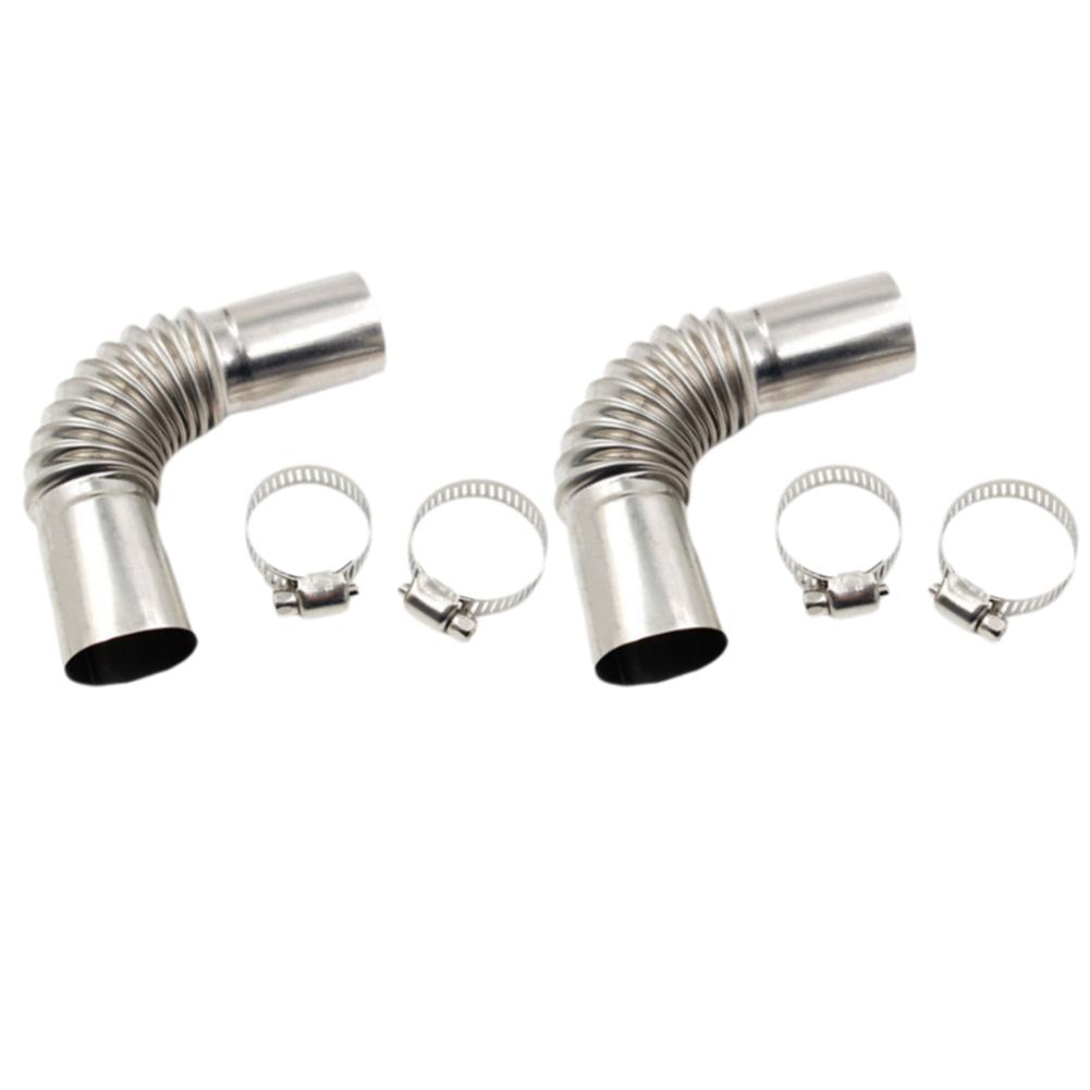 Stainless Steel Exhaust Pipe Connector 24mm Elbow Fitting Marine Heater Pipe for Car Diesel Heater Auto Installation Accessory