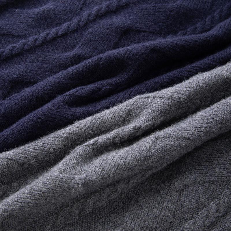 MONTAGUT Men's Merino Wool Round Neck Sweater