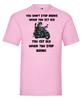 Free Personalisation Dont Stop Riding When Old Biker Cotton TShirt Adult Kids