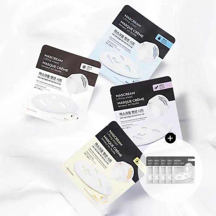 [5+5] The Face Shop Mask Cream Tension Sheet