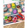 Children Barbecue Food Kitchen Toys Miniature Food Pretend Play Matching Cutting Games Toddlers Montessori Education Wooden Toy