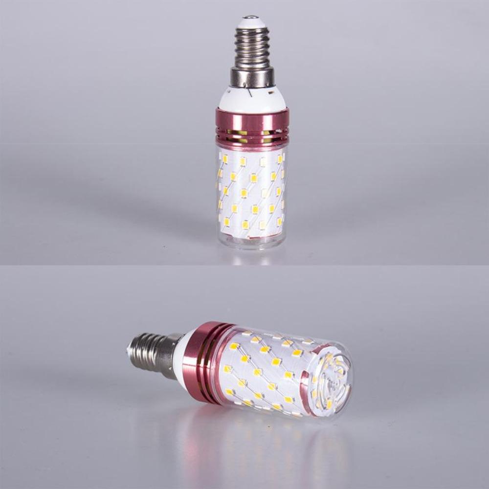 Led Corn Bulb Three-color Light E27 E14 Small Screw 12W 14W 16W 18W Corn Light Candle Bulb Household Chandelier