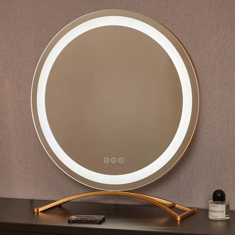 Makeup Mirror with Lights Lighted Cosmetic Vanity Mirror with Led Lights for Dressing Bedroom Tabletop Best Gifts for Girl Women