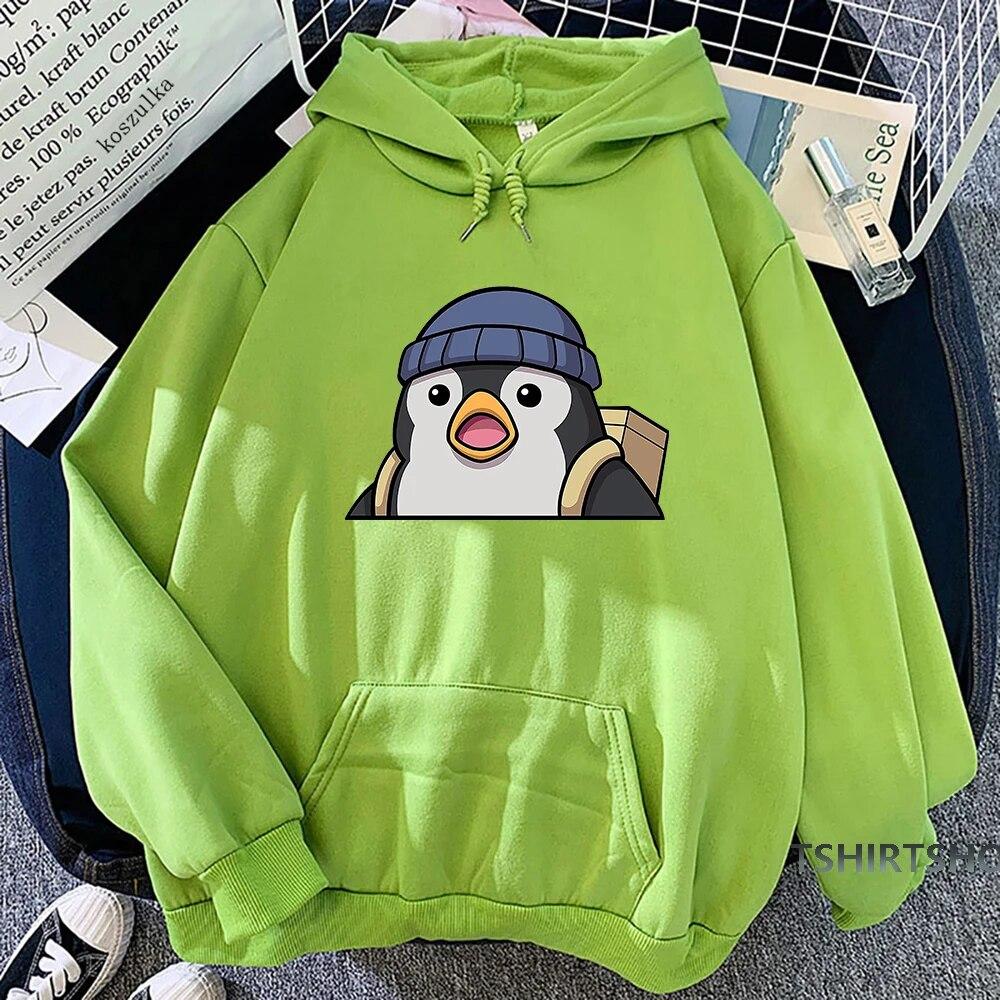 Penguin Hoodies 2022 Spring/Autumn Potato Aim Spray Women/men Sweatshirt Anime Valorant Hoodie Kawaii Clothing Unisex Sudaderas Unisex