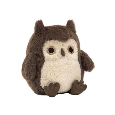 Jellycat Bird Series Brown Owl Cute Doll Plush Doll 11cm Height