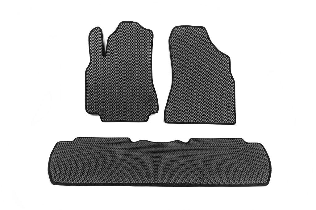EVA Mats (black) Front -2025 Rear -2025 On Thresholds (5 Pieces) for Peugeot Partner Tepee 2008-2018