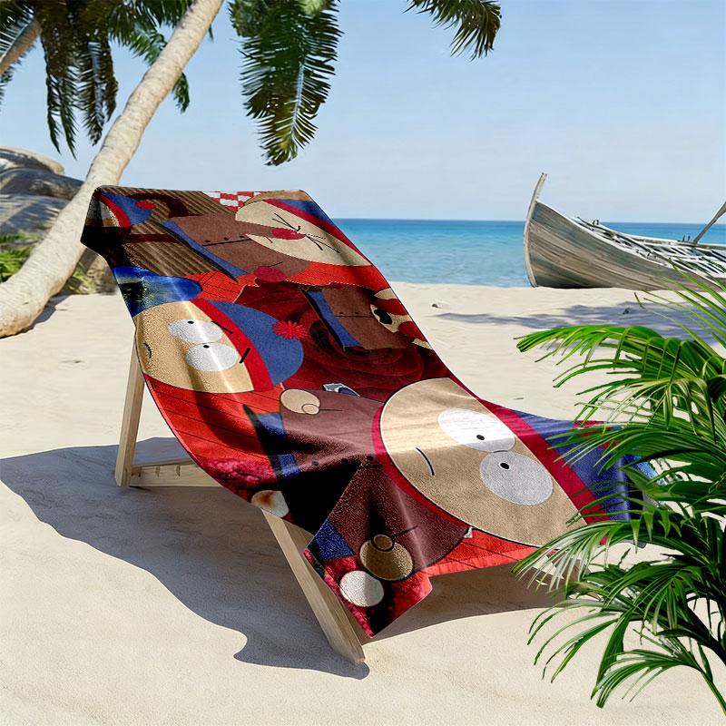 Stan Marsh Print Beach Towel, Large Soft Quick Dry Towel for Beach Camping Swimming