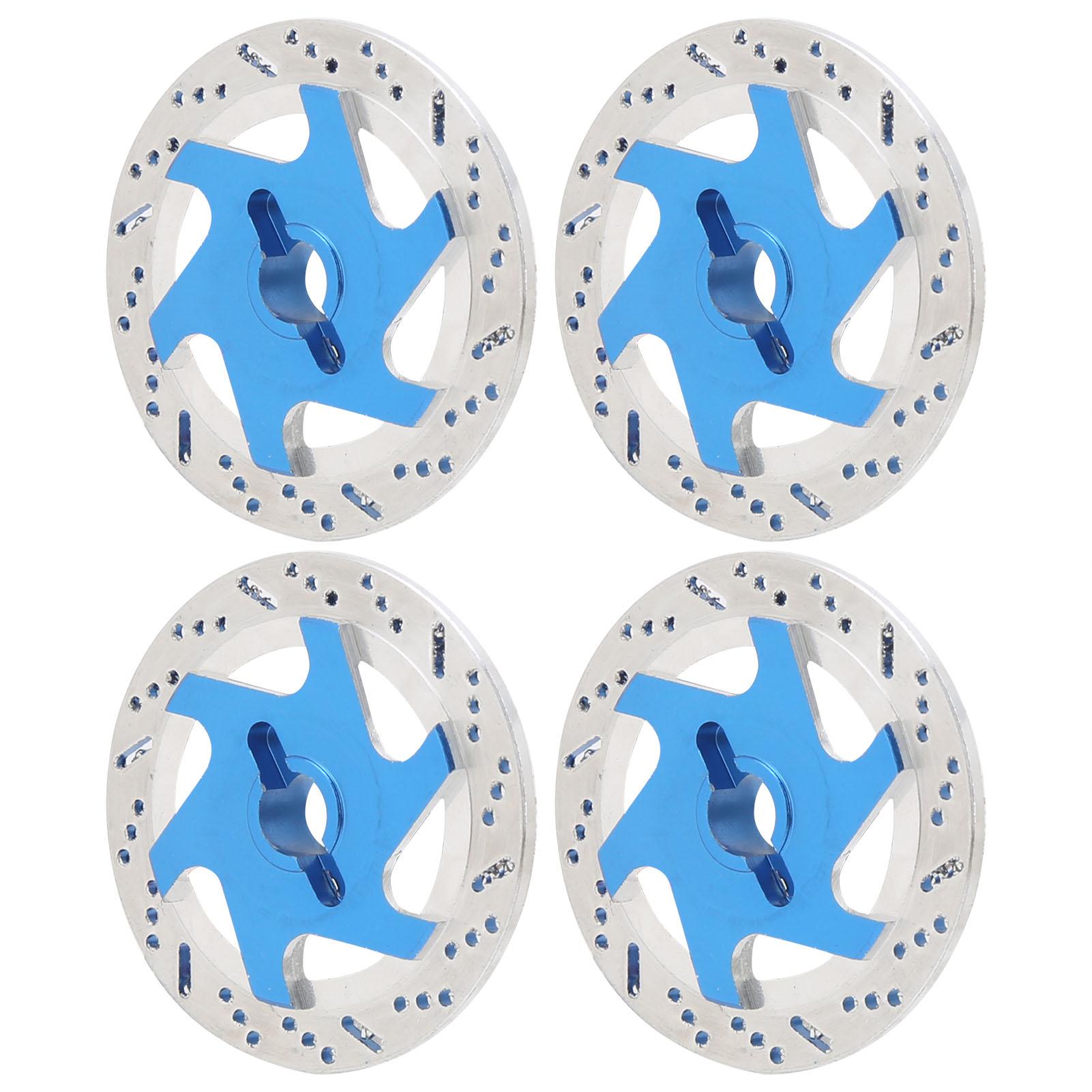 

4PCS Universal Aluminum Alloy RC Car Brake Disc Metal Hex Adapter for 1 10 Remote Control CarDark Blue Dark Blue темно-синього кольору
