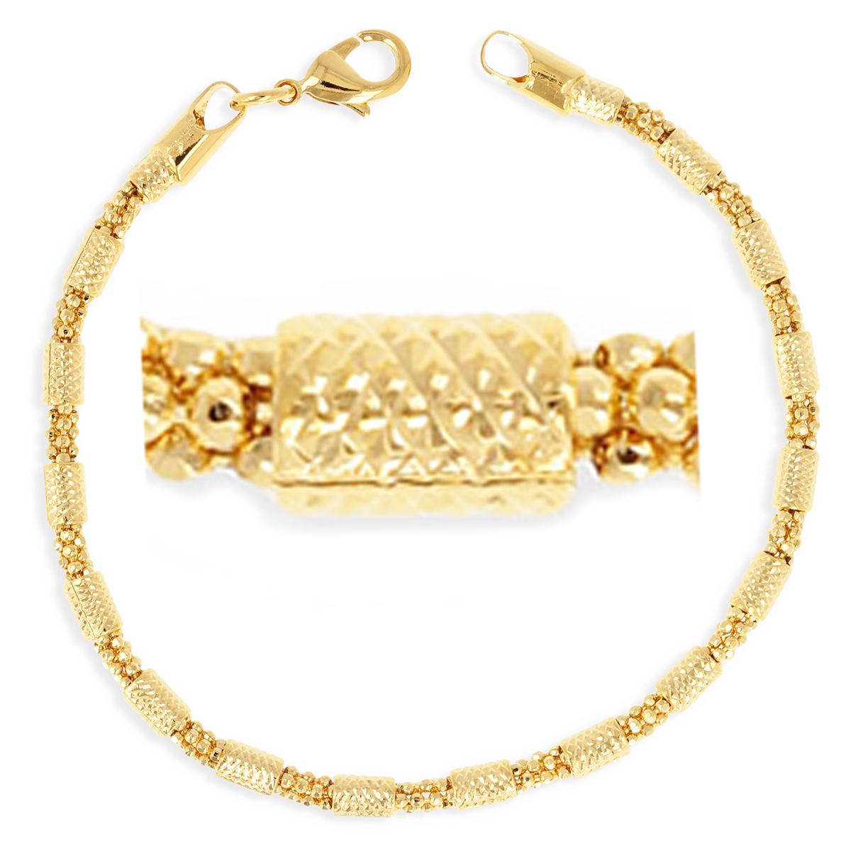 

Les Trésors De Lily [Q3987] - Позолоченный браслет «Хореография» позолоченный - 19 см 3 мм