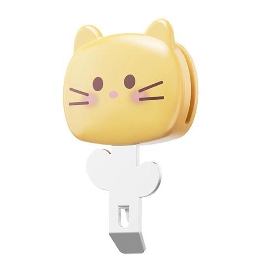 

Magnetic Vial Decapper Cartoon Cat Pig Animal Shaped Medicine Bottle Cap Tool 2-in-1 Bottle Opener And Seal Clip Cute Fridge Magnet for Soda Beer жовтий