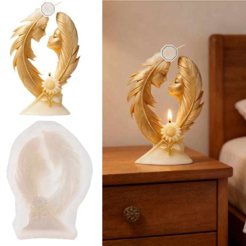 Food Grade Silicone Mould With Unique Wing Sun Art For Safe Candle Making Crafting Projects And Home Decoration