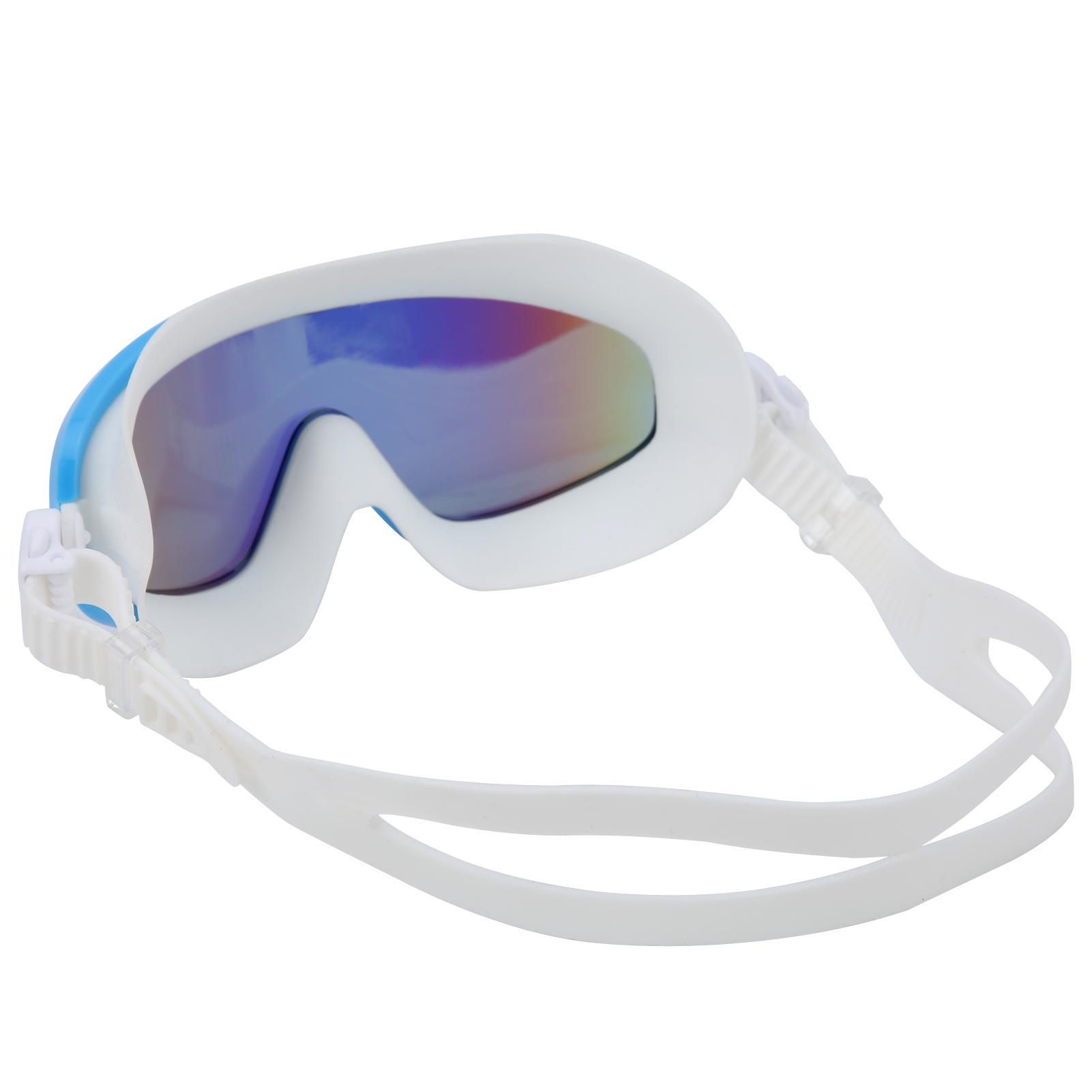 AntiFog Swimming Glasses Swim Diving Goggles Tempered Glass Lens W/Storage Box for Children Teens