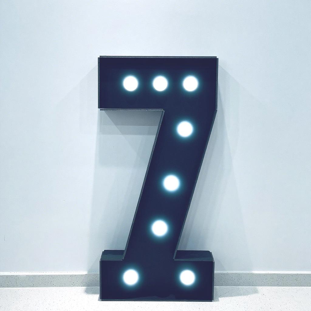 With White Light Black 3FT 91.5cm Marquee Numbers – Fits Birthdays, Anniversaries, Back-to-School & Retirements – Adorn with Balloons/Flowers