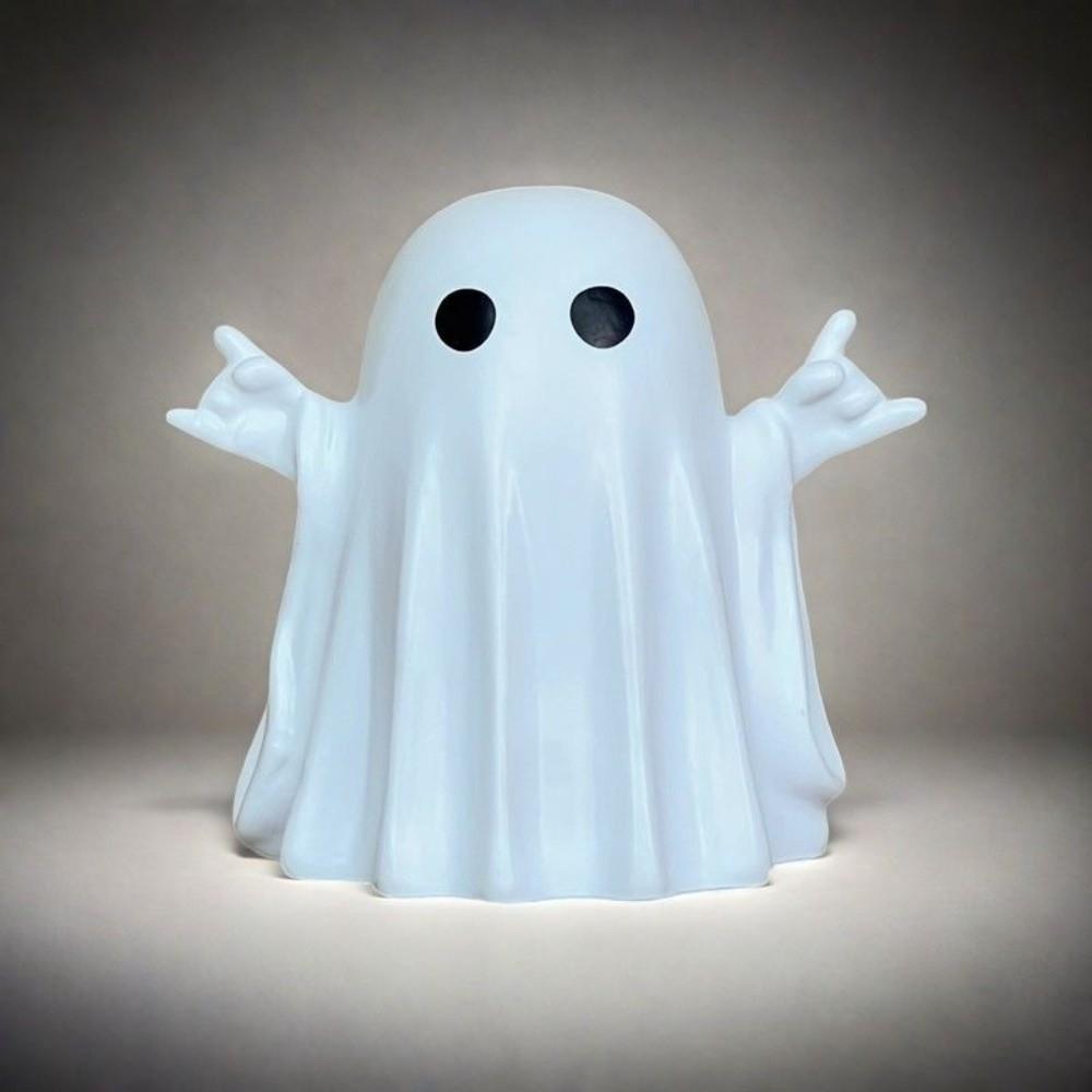 Statues Crafts Halloween Ghost Statues Miniature Models Desktop Figurine Bedroom Office