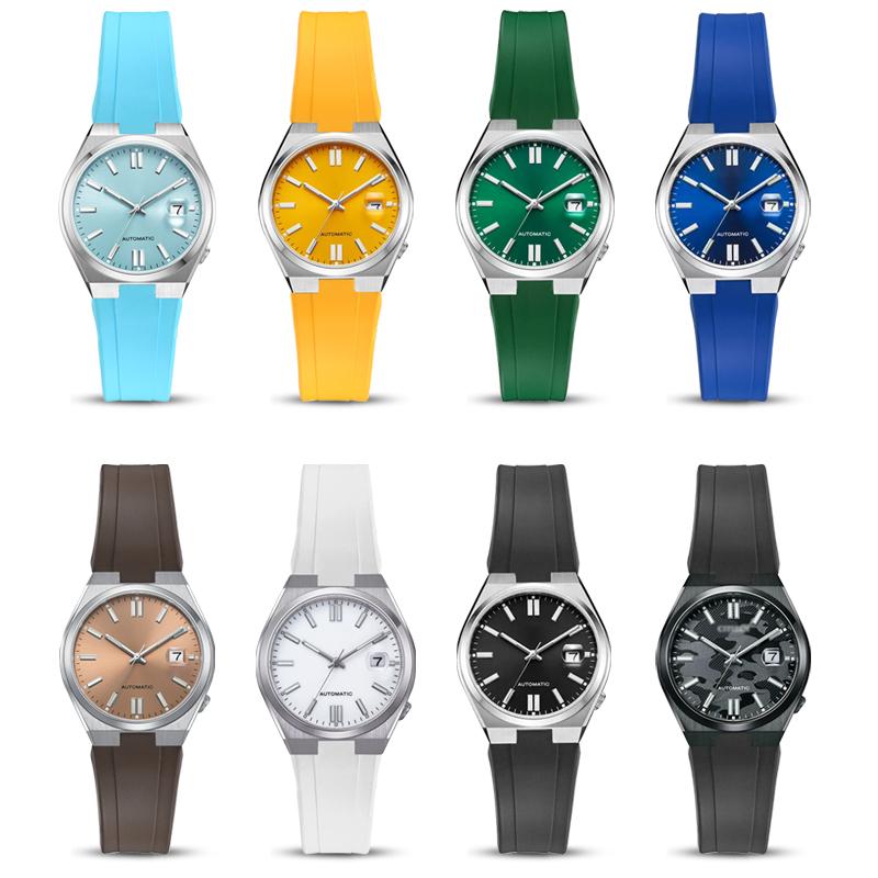 For Citizen NJ0150 NJ0151 NJ0158 Watch Fluororubber Strap FKM High Quality Watchband Men's Bracelet Quick Release Bar Wristband