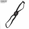 Snoopy Travel Accessories Suitcase Strap, Made In Japan, Easy To Secure Carry-On Bag, Round, Black