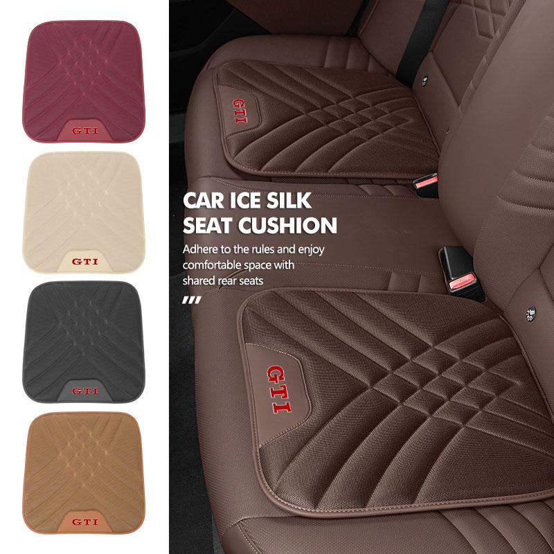 137Ice Silk Car Rear Front Seat Backrest Cushion Non-Slip Pad For Volkswagen VW Golf 4 5 6 7 GTI Tiguan Passat B5 B6 B7 CC Jetta