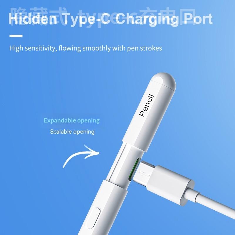 Stylus Pen For Apple Pencil With Led Power Palm Rejection Touch Pencil For Ipad Air 11 10 9 2022 2021 2020 Ipad Capacitive Pen