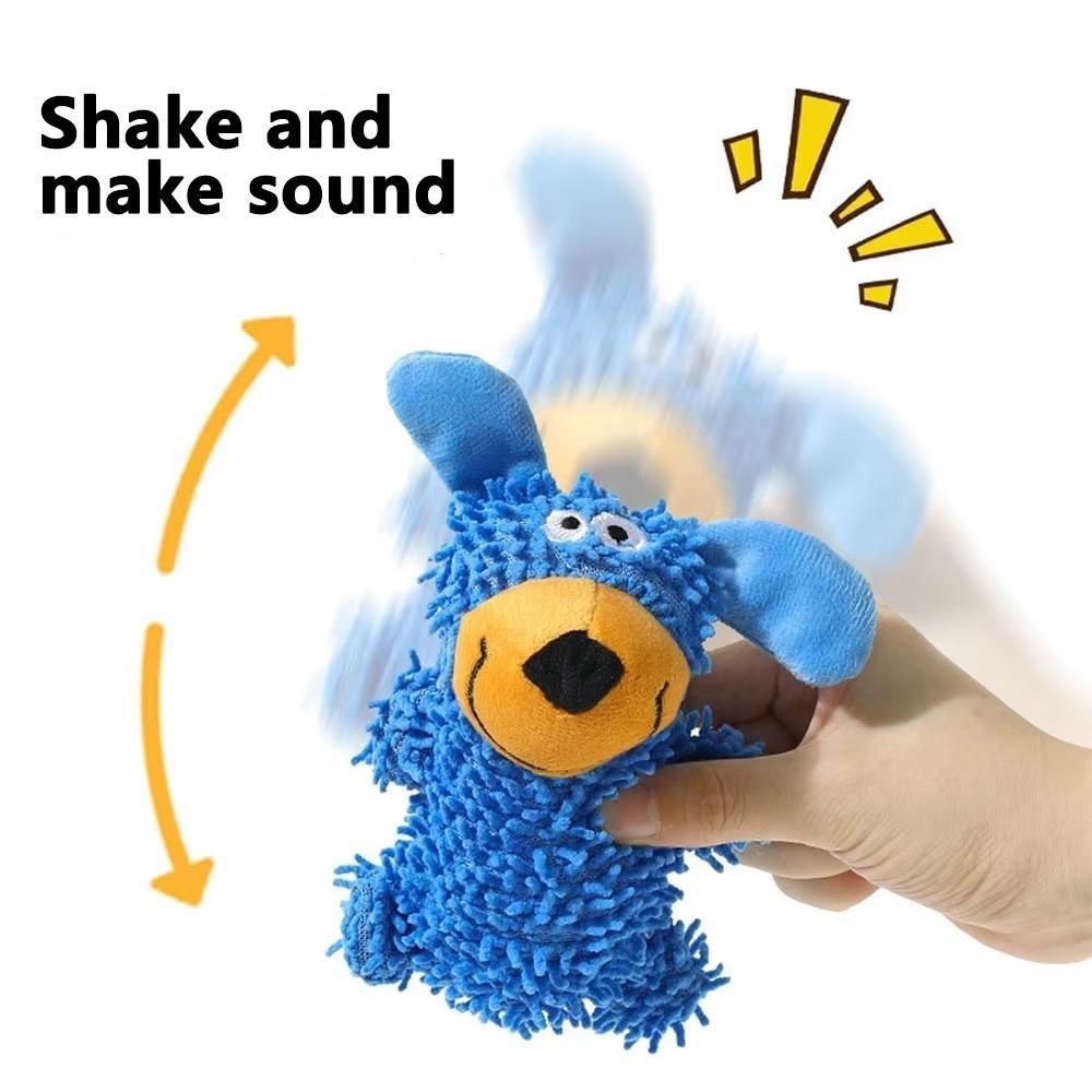 Cartoon Pet Shake Sound Toy Creative Pet Chew Plush Toy Pet Supplies Cleaning Tooth Chew Toy  Gift