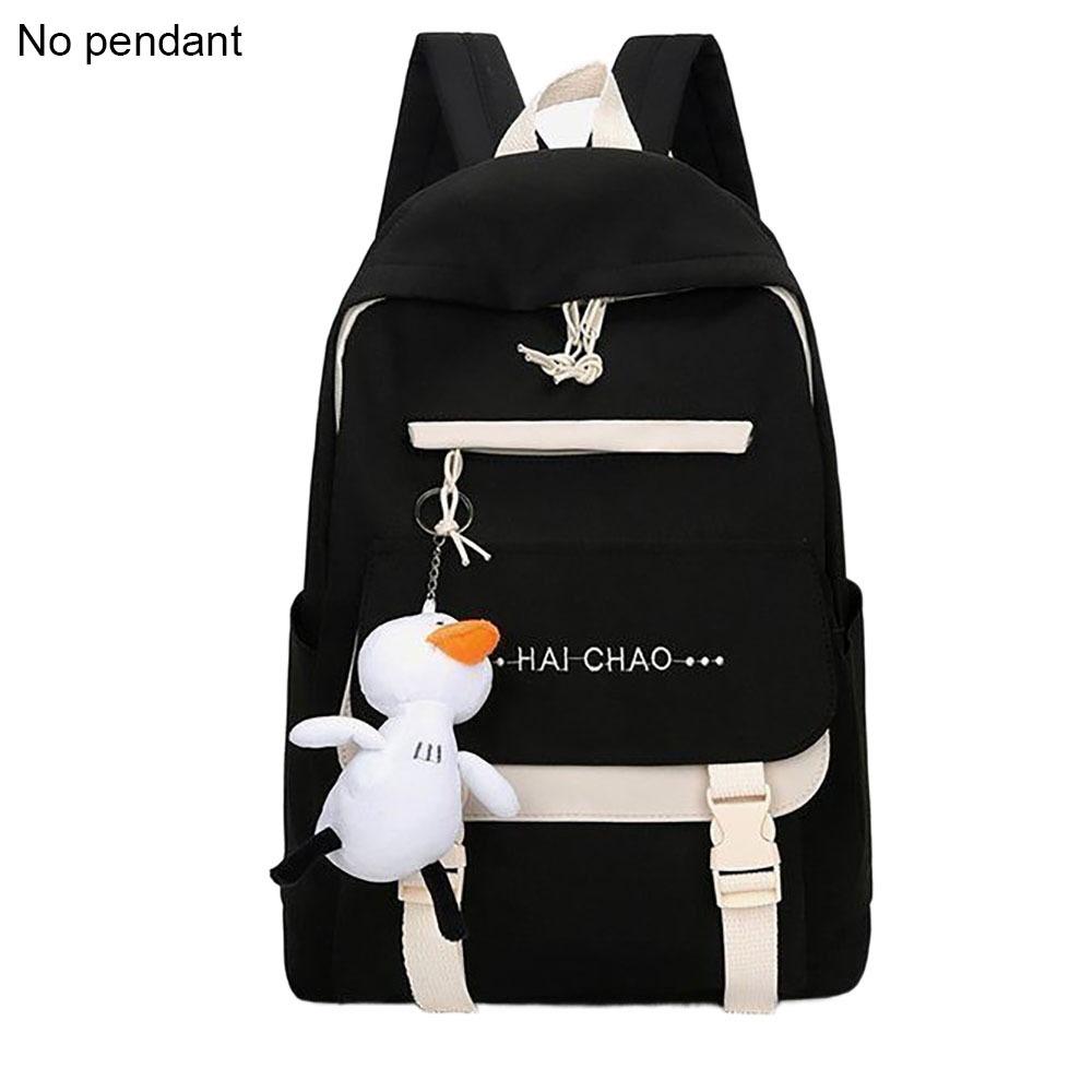 

New Large Capacity Backpack Nylon Lightweight Bookbags Schoolbag High School Students