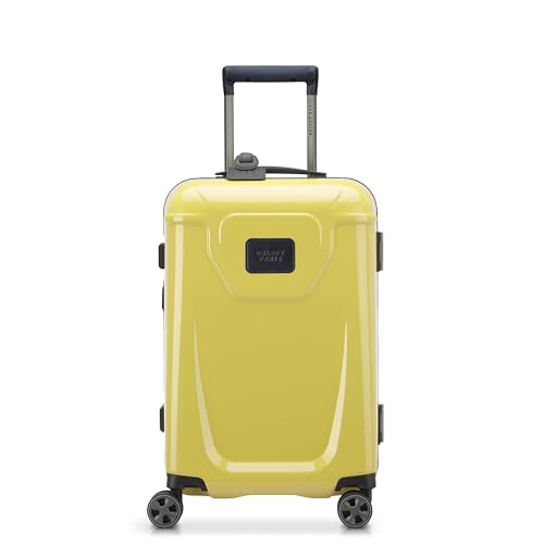 DELSEY PARIS TOKYO Suitcase, 40L, 55cm, 3.4kg, 10-Year Warranty, Carry-On, TSA Lock, USB Port, Official Import, DL00110680115, Yellow