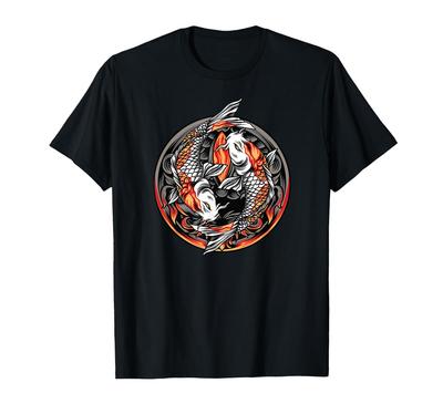 Koi Fish Cool Japanese Tattoos Jinri Japanese Koi Gift T-Shirt