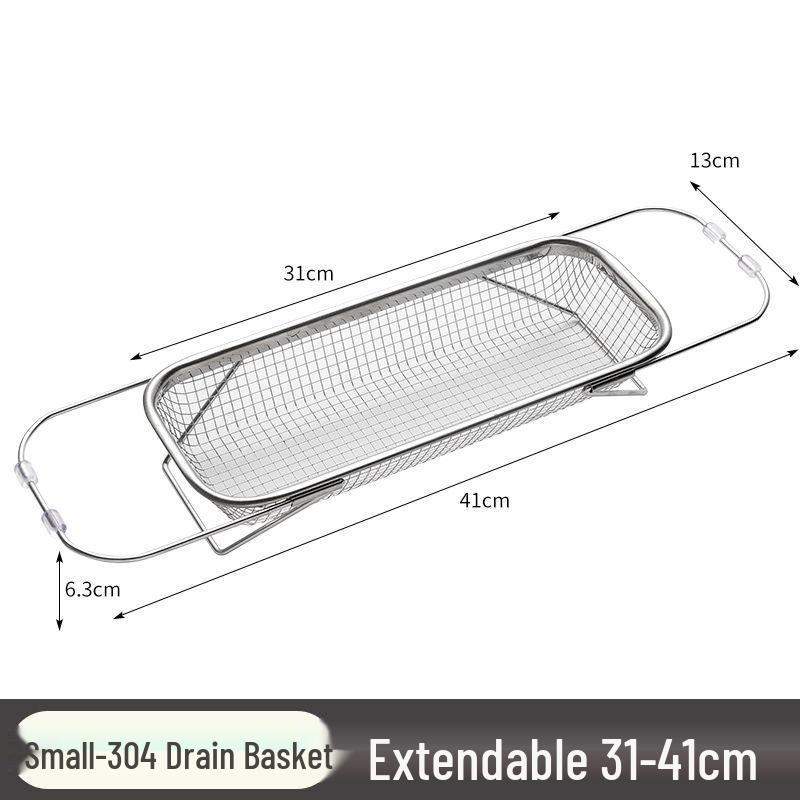 

Выдвижной органайзер для раковины и сушилка для посуды из нержавеющей стали