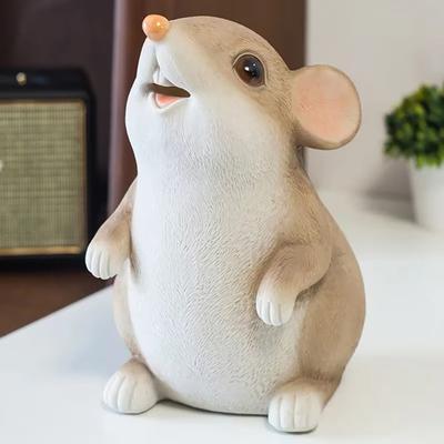 Mouse Piggy Bank Saving Box Cartoon Piggy Bank Year Of The Rat Coin Saving Box  Desk Decoration