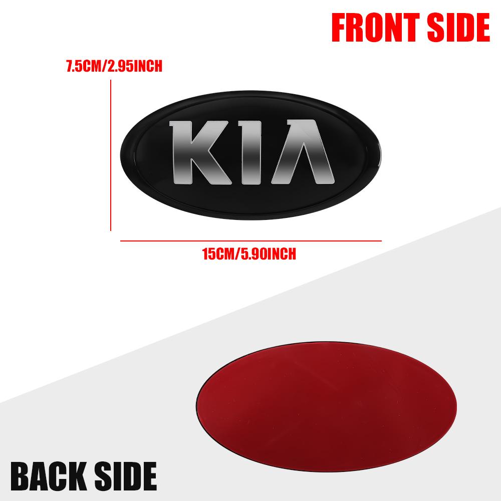 1pcs 3D Car Emblem Center Badge Sticker Decal Styling Accessories For KIA Rio Ceed Sportage Cerato Soul Sorento K2 K5 Picanto